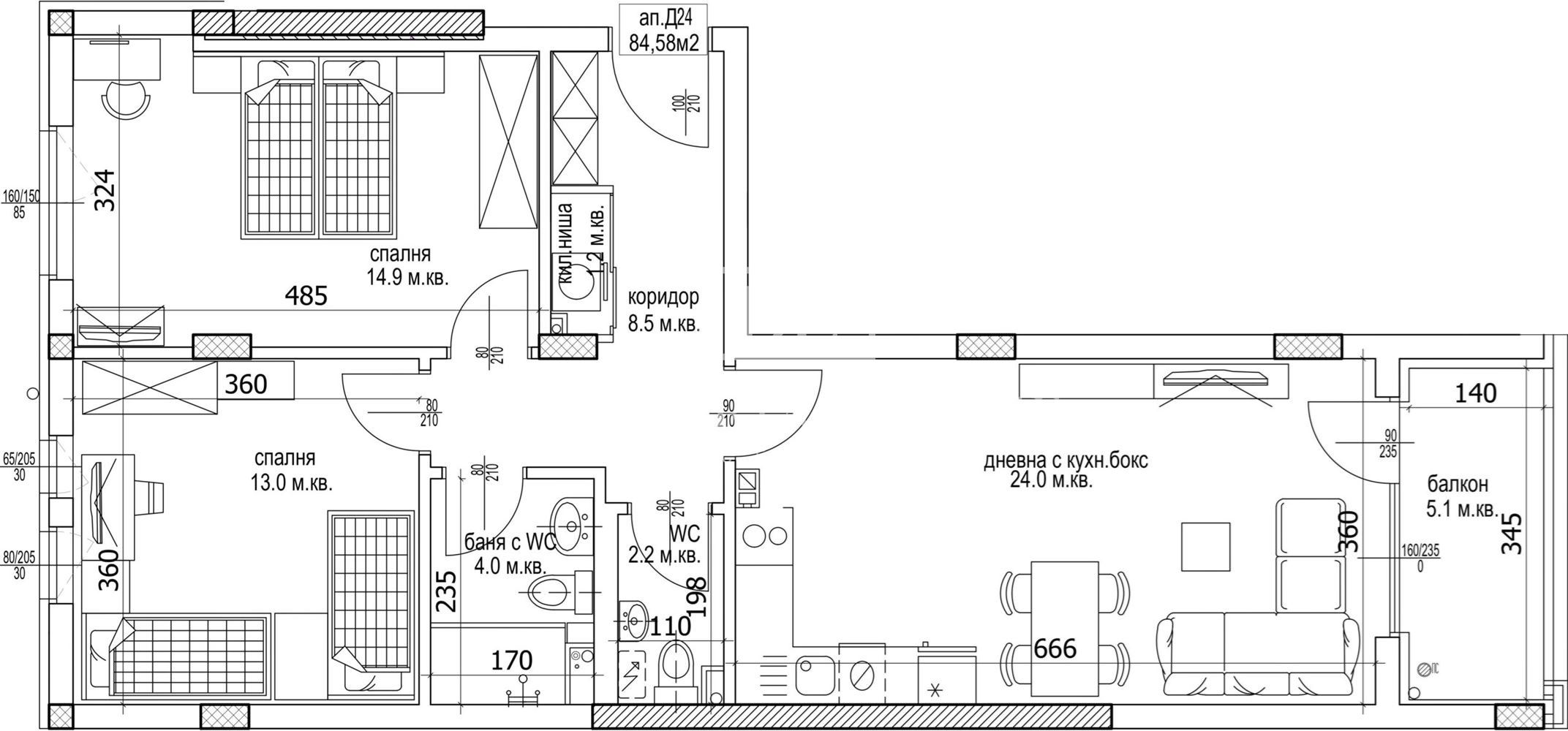 Тристаен апартамент в нова сграда – без комисионна, директно от строителя!-0 Тристаен апартамент в нова сграда – без комисионна, директно от строителя! - 0