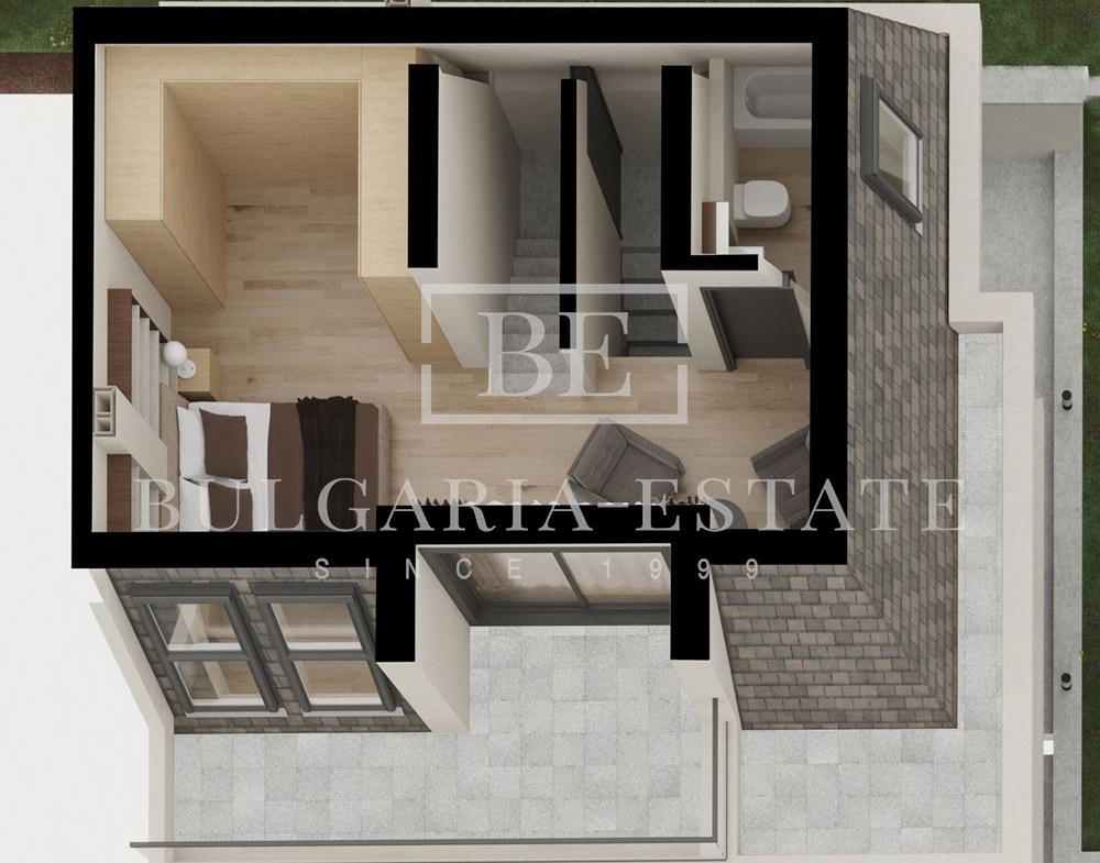 Къща 199 кв.м с 300 кв.м двор и 2 паркоместа – Манастирски рид - 0