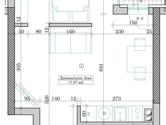 Двустаен апартамент на 4/9 етаж в Кайсиева градина, до метро – гр. Варна - 0