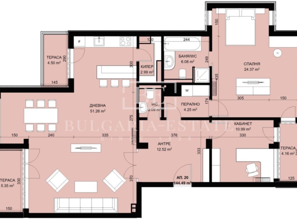 🌿 Просторен тристаен апартамент с панорамна гледка в бутиков затворен комплекс от България Естейт - 0