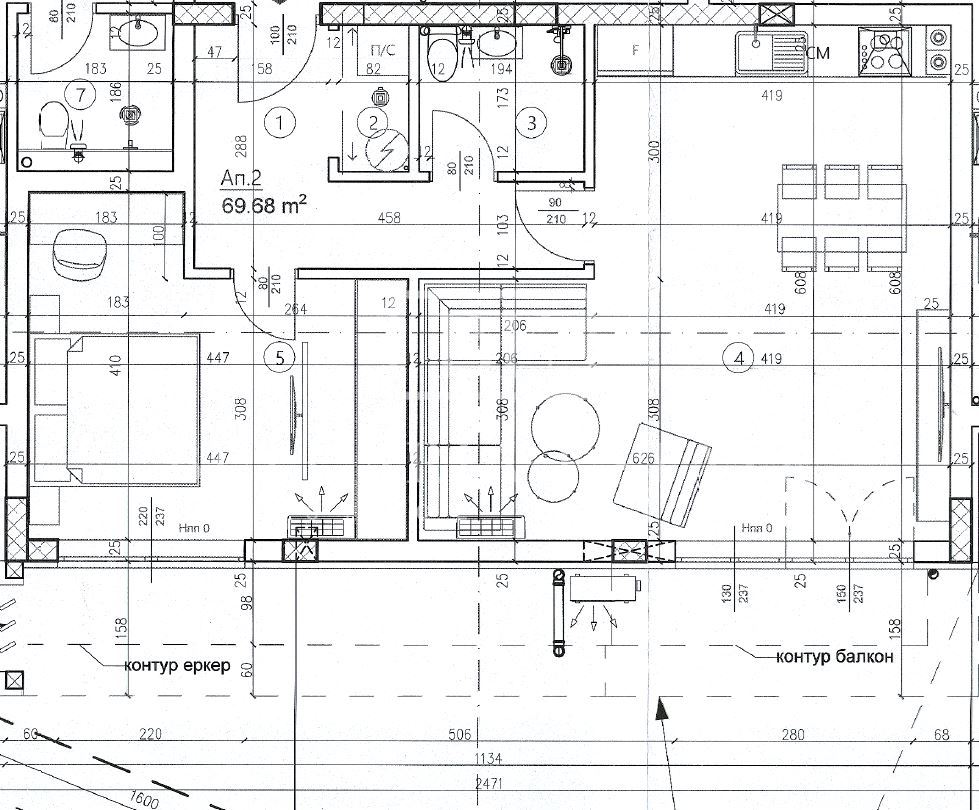 🌊 Двустаен апартамент в бутикова сграда в к.к. Св. Св. Константин и Елена - 0