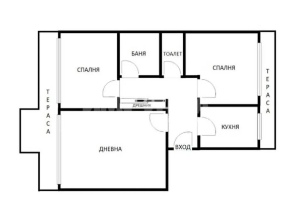 🏡 България Естейт продава просторен панорамен апартамент в кв. Чайка, Варна - 0