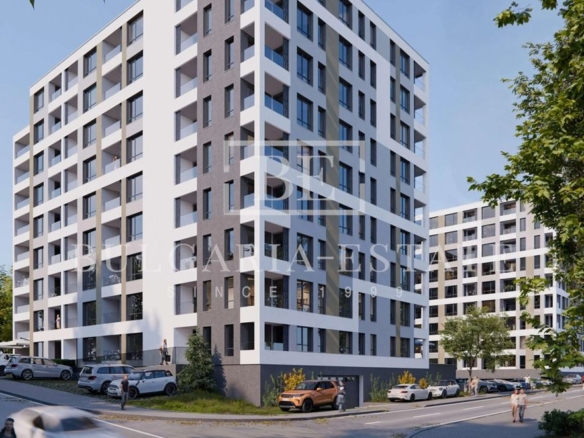 Двустаен апартамент в нова сграда – Кайсиева градина, Варна, среден етаж (4/9), отлична схема на плащане - 0