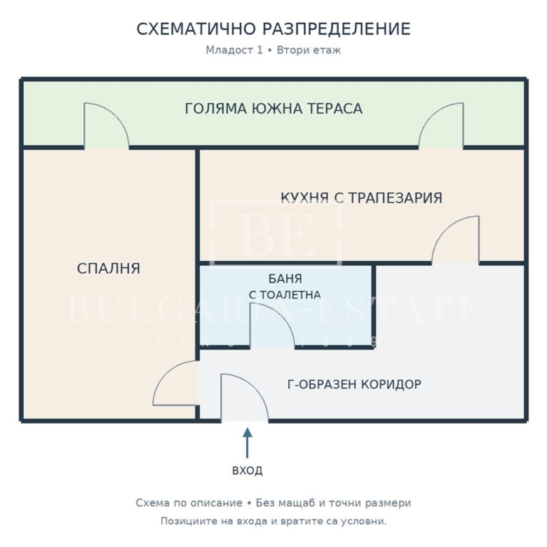 Луксозен двустаен апартамент, Св. Св. Константин и Елена, АКТ 16, веранда, к.к. Св.Св. Константин и Елена – снимка 1