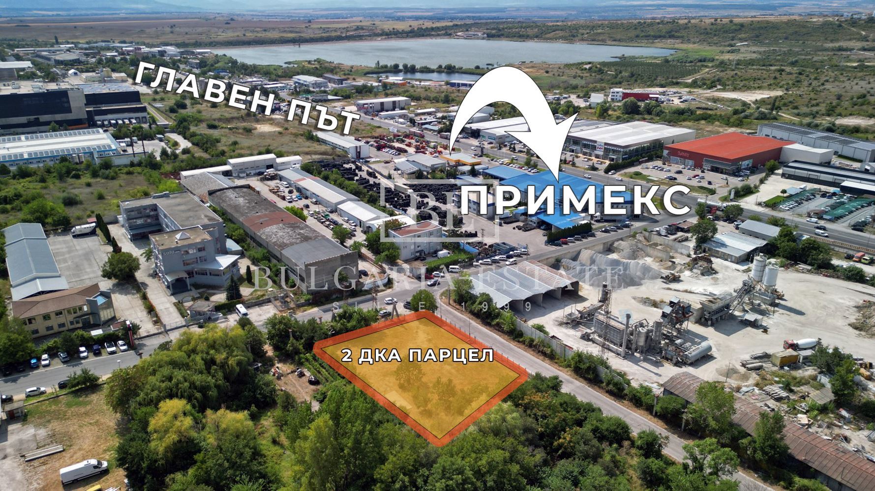 Парцел 1 984 кв.м до ПРИМЕКС, промишлена зона, гр. Шумен - 0